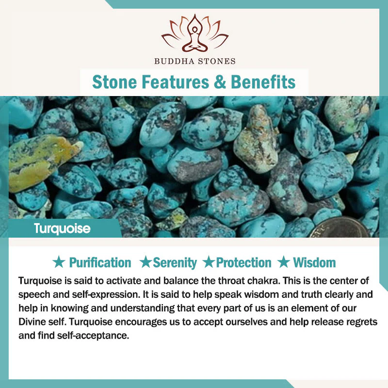 Buddha Stones 999 Perline d'oro Turchese Protezione Braccialetto intrecciato Cavigliera - Image 6