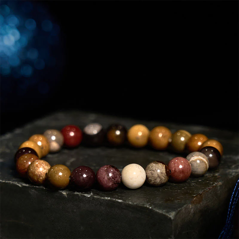 Braccialetto di crescita emozionale Buddha Stones Mookaite - Image 2