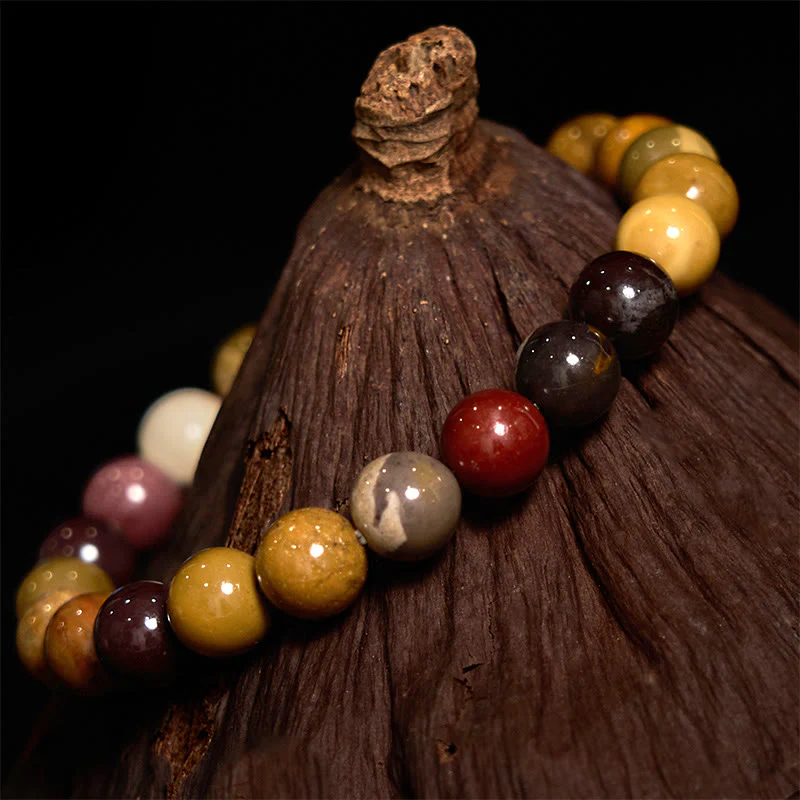 Braccialetto di crescita emozionale Buddha Stones Mookaite - Image 3