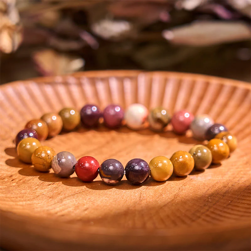 Braccialetto di crescita emozionale Buddha Stones Mookaite - Image 4
