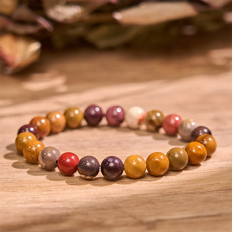 Braccialetto di crescita emozionale Buddha Stones Mookaite - Image 5