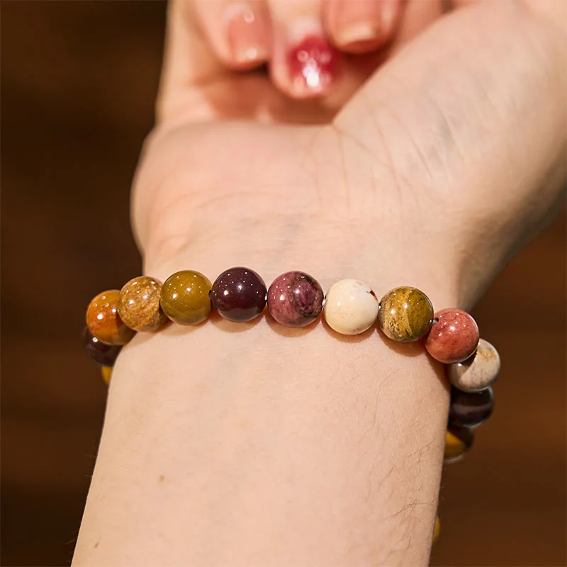 Braccialetto di crescita emozionale Buddha Stones Mookaite - Image 6