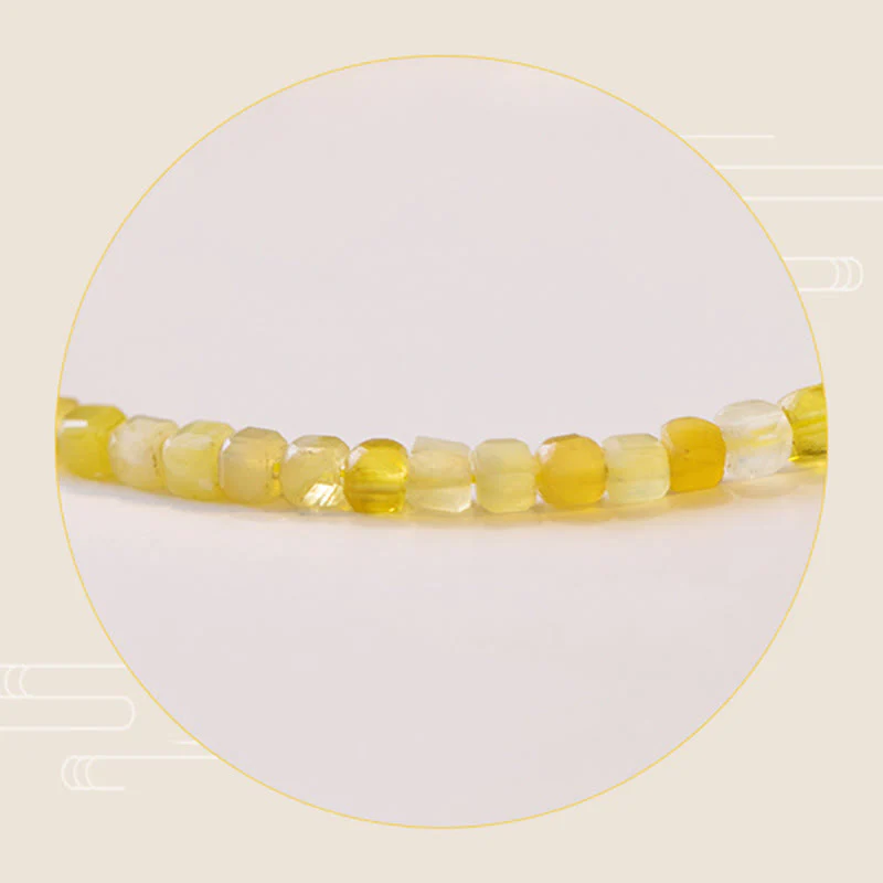 Braccialetto motivazionale con perline ultrasottili in opale naturale da 2 mm di Buddha Stones - Image 9
