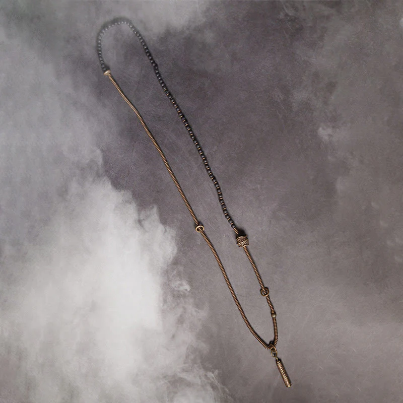 Bracciale multistrato in ottone e rame con Buddha Stones - Image 8