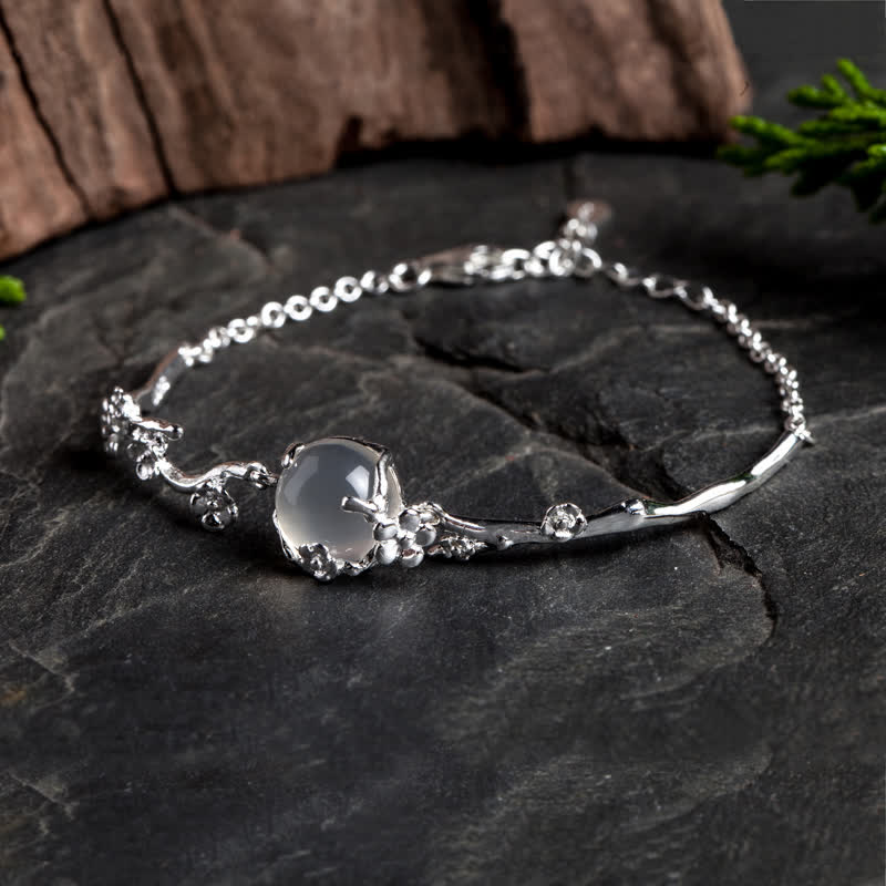 Braccialetto positivo Buddha Stones Plum Blossom Chalcedony - Image 9