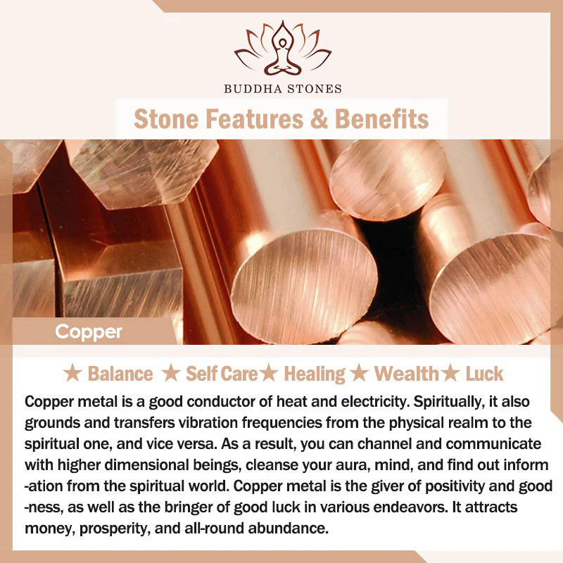 Braccialetto regolabile magnetico Rustic Copper Balance - Image 6
