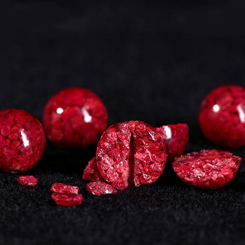 Braccialetto rosso con corda e cinabro per bambini, con Buddha Stones - Image 12