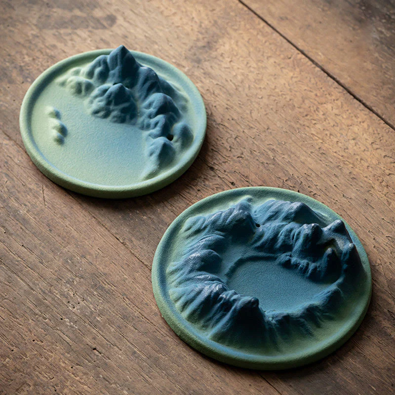 Bruciatore di incenso creativo Mountain River in ceramica con flusso di ritorno curativo - Image 14