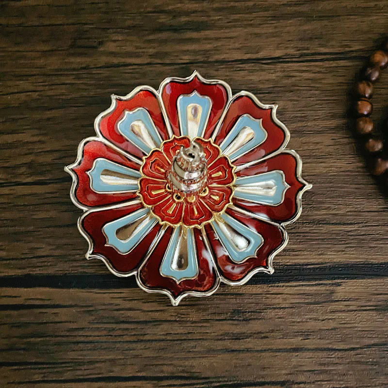 Bruciatore di incenso per la decorazione della casa Buddha Stones loto