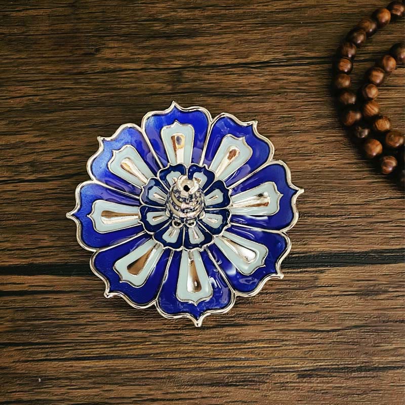 Bruciatore di incenso per la decorazione della casa Buddha Stones loto - Image 2