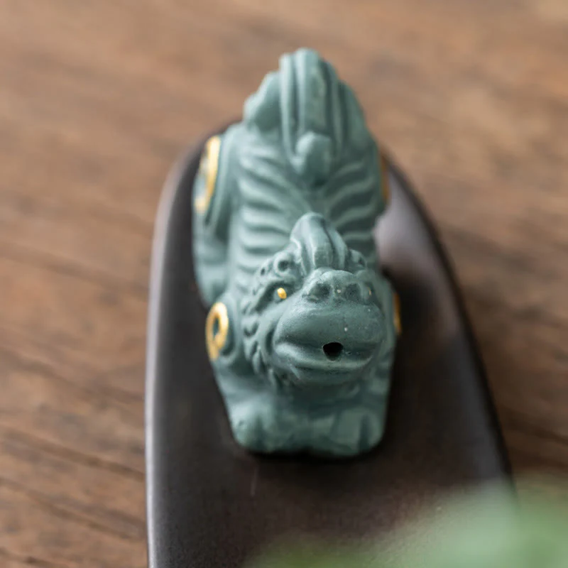 Bruciatore di incenso per la decorazione della casa Buddha Stones Pixiu Wealth - Image 14