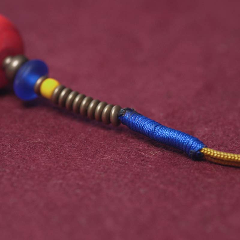 Buddha Stones 108 Mala Beads Bodhi Seed Dzi Bead Peace Tassel Bracciale - Image 13