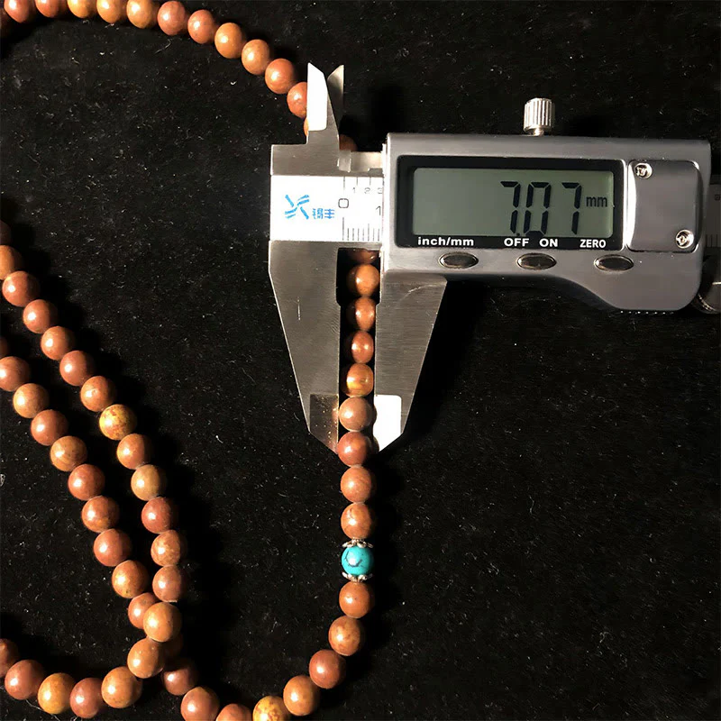 Buddha Stones 108 Mala Beads Braccialetto di guarigione in pietra bianca - Image 4