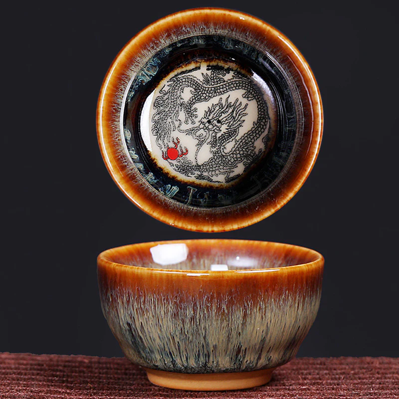Buddha Stones 12 Zodiaco cinese Modello Tazza da tè in ceramica Kung Fu Jian Cinese Zhan Tazza da tè 73ml - Image 3
