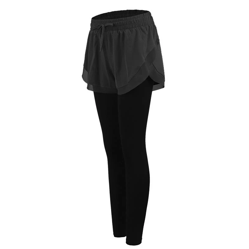 Buddha Stones 2 in 1 Leggings sportivi da donna per attività all'aperto e yoga - Image 12