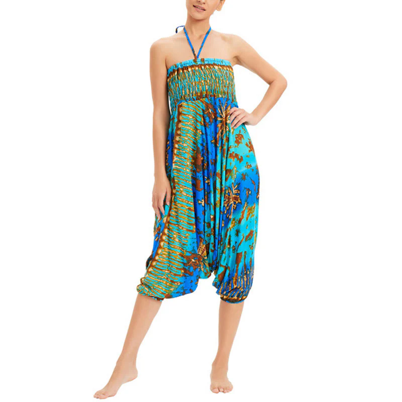 Buddha Stones a balze larghe e colorate sfumate, pantaloni a vita alta, pantaloni da tuta, pantaloni da donna - Image 13