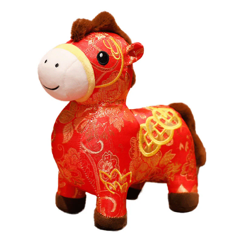 Buddha Stones Anno del Cavallo Monete di Rame Peluche Decorazione per la Casa - Image 13