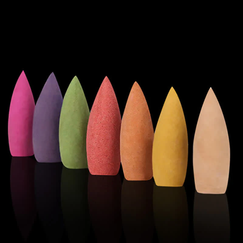 Buddha Stones Aroma floreale misto Sandalo Incenso a riflusso Confezione da 50 coni - Image 4