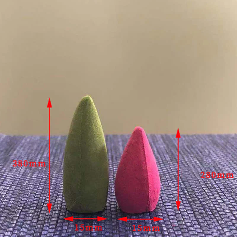 Buddha Stones Aroma floreale misto Sandalo Incenso a riflusso Confezione da 50 coni - Image 6