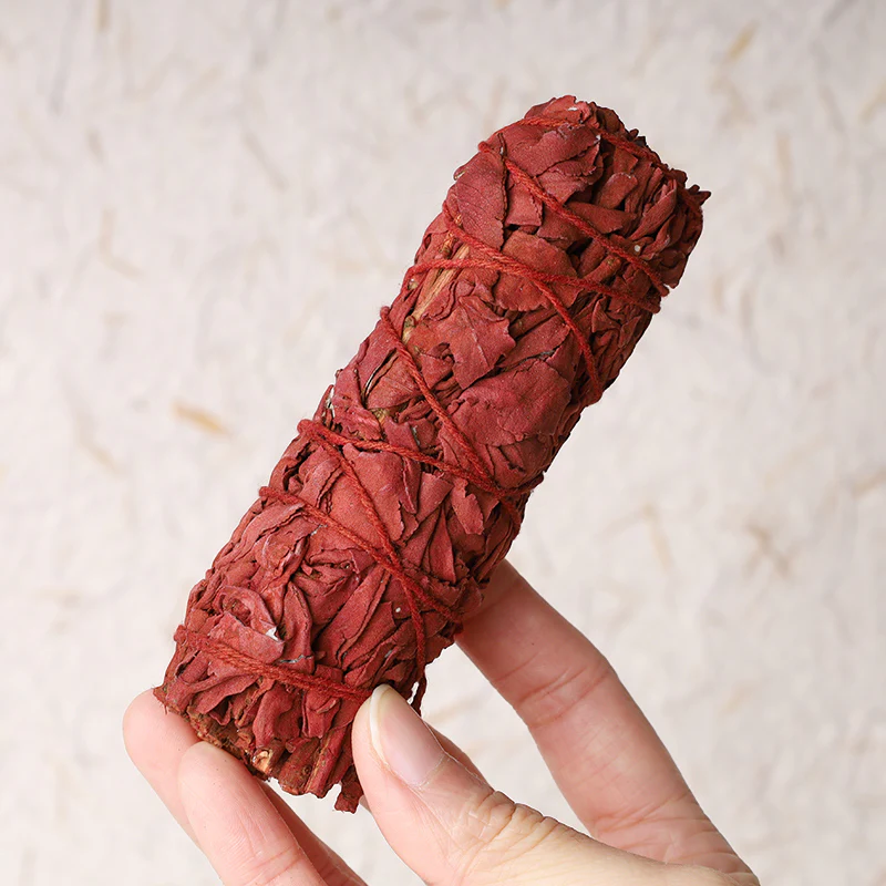 Buddha Stones, bastoncino di salvia con sangue di drago, per purificare l'energia negativa in casa, incenso, meditazione, rituali di guarigione - Image 2