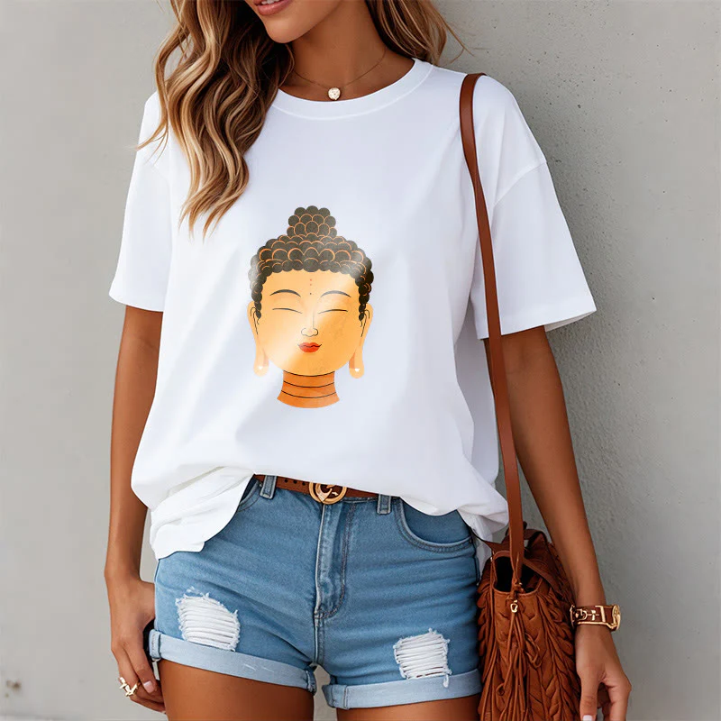 Buddha Stones Blessed Meditation Buddha Tee - Image 3