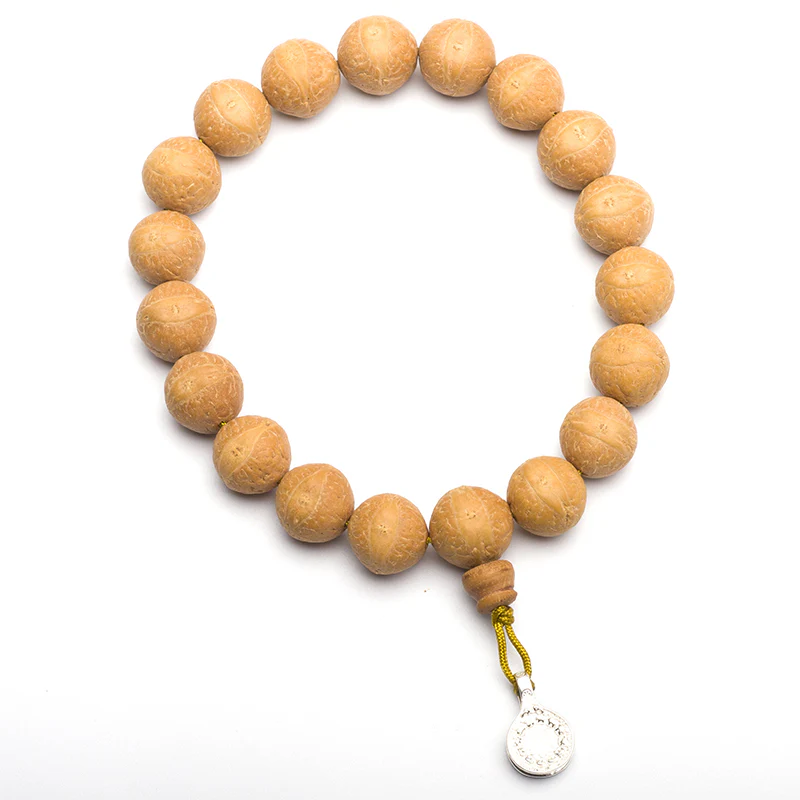 Buddha Stones Bodhi Seme Fortuna Auspicio Mala da polso Nappa Mala tascabile - Image 5