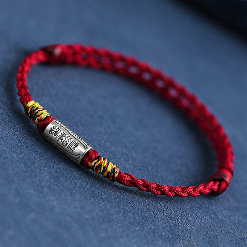 Buddha Stones Bracciale Cavigliera in Argento Sterling 925 Fatto a Mano Tutto Va Bene Design Protezione Forza - Image 14