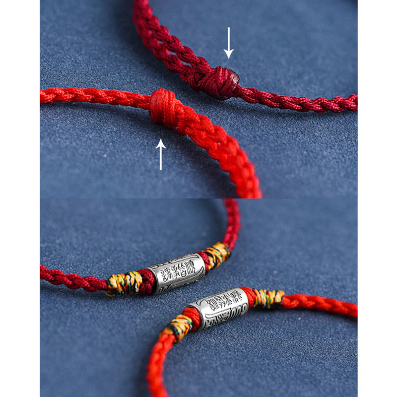 Buddha Stones Bracciale Cavigliera in Argento Sterling 925 Fatto a Mano Tutto Va Bene Design Protezione Forza - Image 18