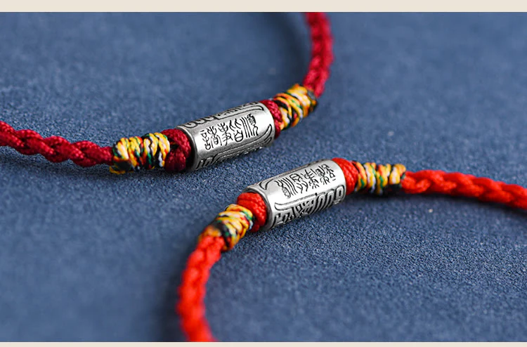 Buddha Stones Bracciale Cavigliera in Argento Sterling 925 Fatto a Mano Tutto Va Bene Design Protezione Forza - Image 24