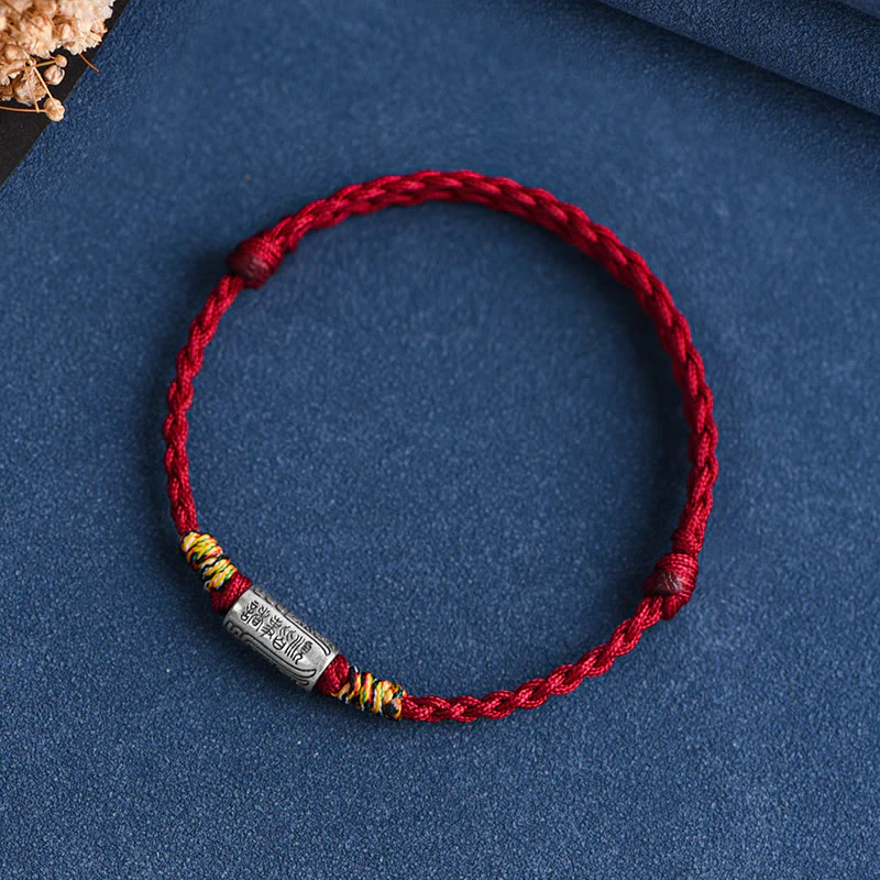 Buddha Stones Bracciale Cavigliera in Argento Sterling 925 Fatto a Mano Tutto Va Bene Design Protezione Forza - Image 25