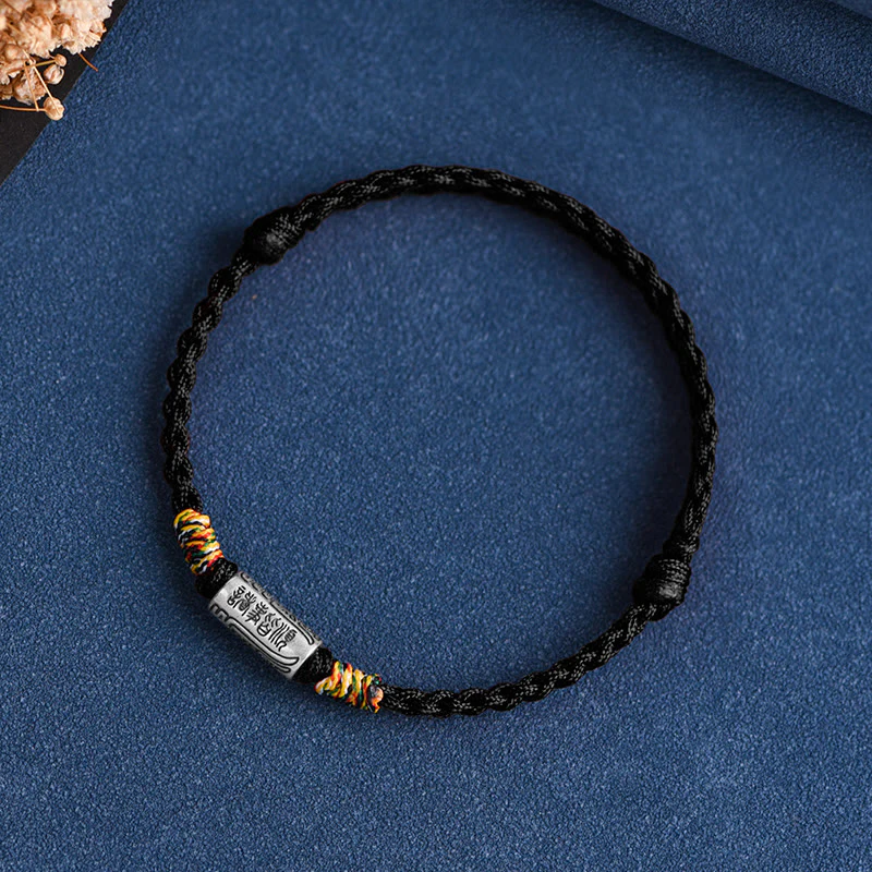 Buddha Stones Bracciale Cavigliera in Argento Sterling 925 Fatto a Mano Tutto Va Bene Design Protezione Forza - Image 27