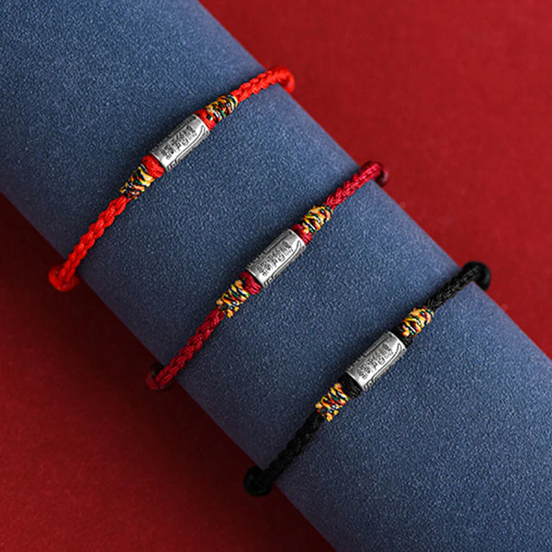 Buddha Stones Bracciale Cavigliera in Argento Sterling 925 Fatto a Mano Tutto Va Bene Design Protezione Forza - Image 28