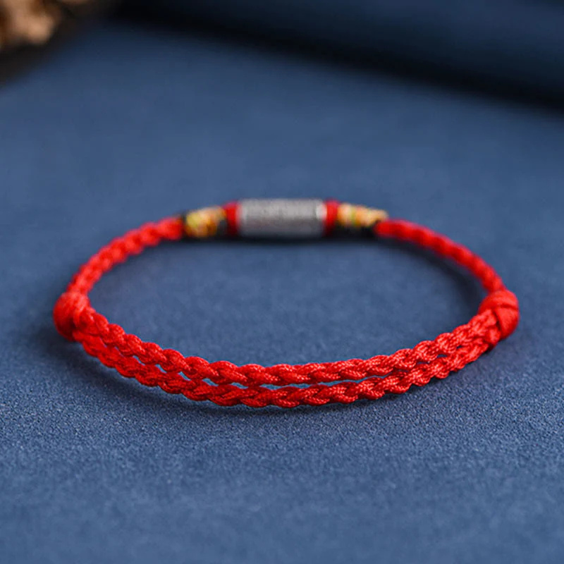 Buddha Stones Bracciale Cavigliera in Argento Sterling 925 Fatto a Mano Tutto Va Bene Design Protezione Forza - Image 7