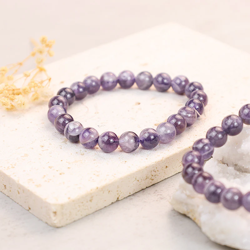 Buddha Stones Bracciale di purificazione in ametista - Image 3