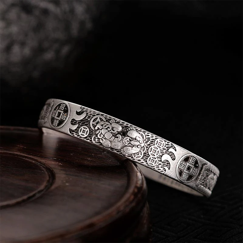 Buddha Stones Bracciale regolabile FengShui Lucky PiXiu Protection - Image 4