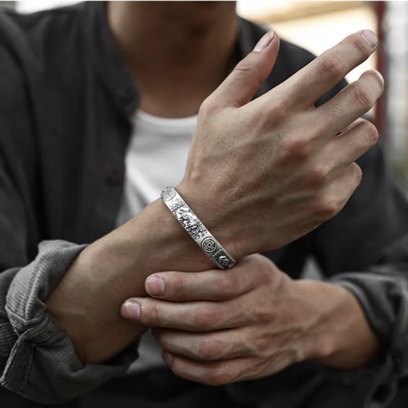 Buddha Stones Bracciale regolabile FengShui Lucky PiXiu Protection - Image 8
