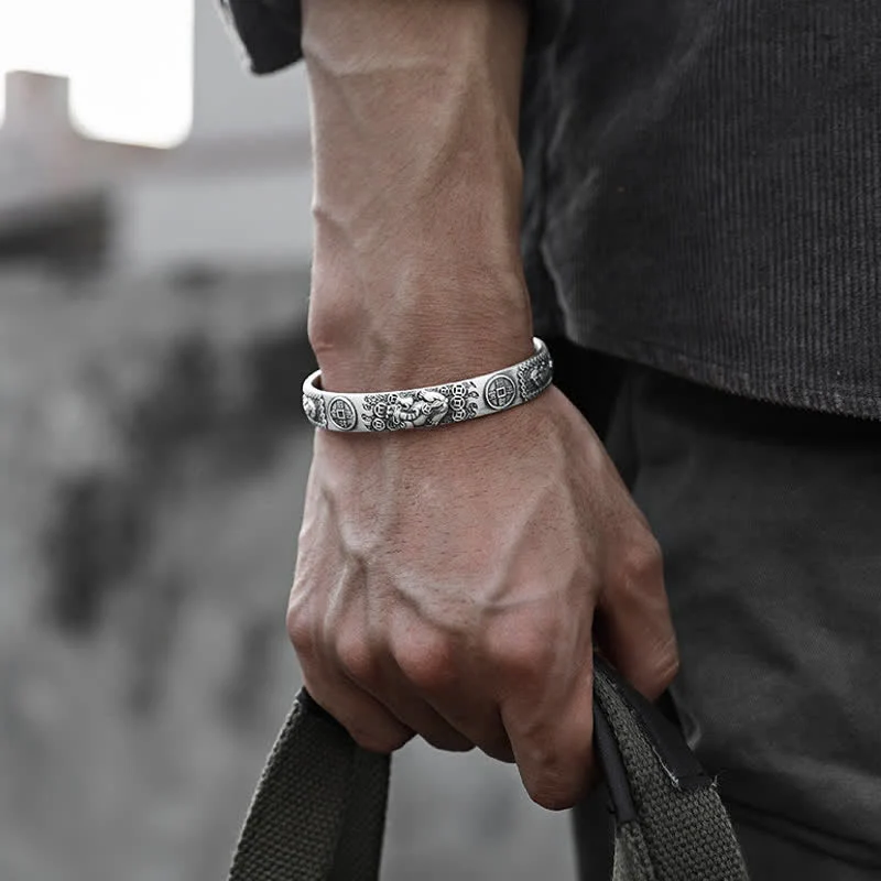 Buddha Stones Bracciale regolabile FengShui Lucky PiXiu Protection - Image 9