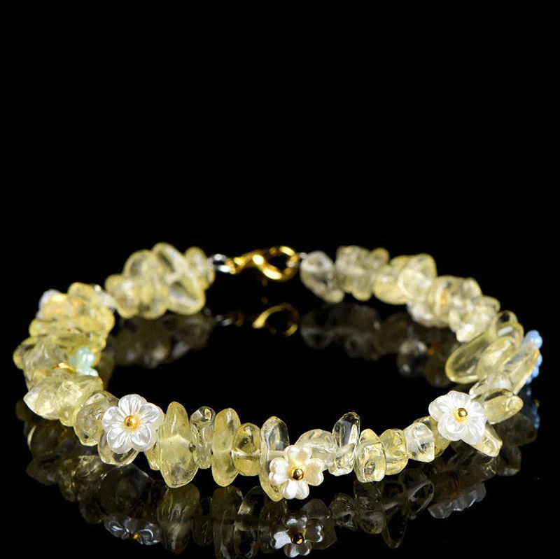 Buddha Stones Bracciale Serenity con Acquamarina Naturale, Peridoto, Quarzo Fragola e Vari Cristalli - Image 18