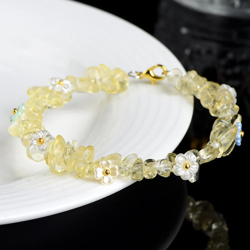 Buddha Stones Bracciale Serenity con Acquamarina Naturale, Peridoto, Quarzo Fragola e Vari Cristalli - Image 19