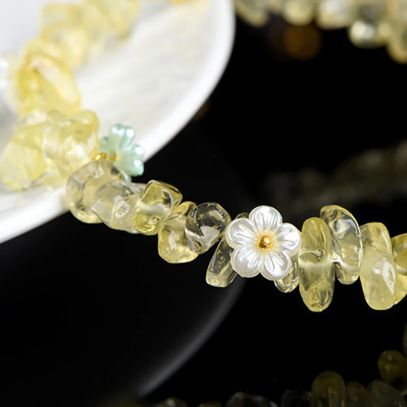 Buddha Stones Bracciale Serenity con Acquamarina Naturale, Peridoto, Quarzo Fragola e Vari Cristalli - Image 22