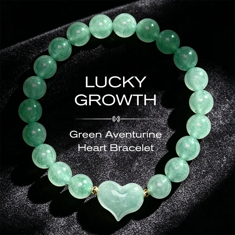 Buddha Stones Bracciale spirituale a forma di cuore con ametista naturale, avventurina verde, occhio di tigre e quarzo fragola. - Image 12