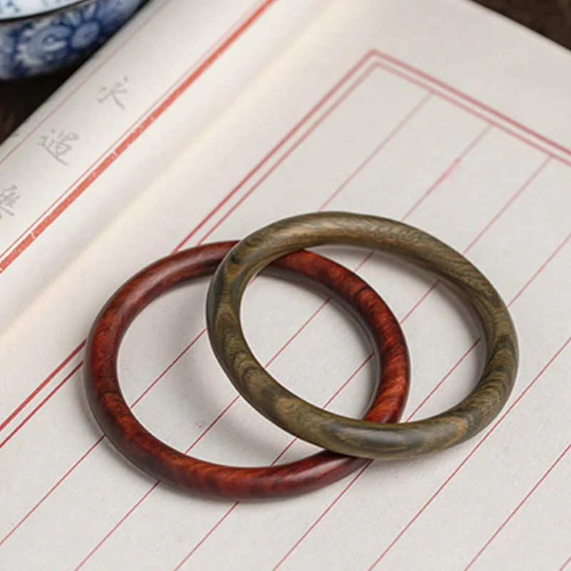 Buddha Stones Braccialetto di protezione in legno di sandalo rosso, foglia piccola, ebano, verde sandalo tibetano - Image 25