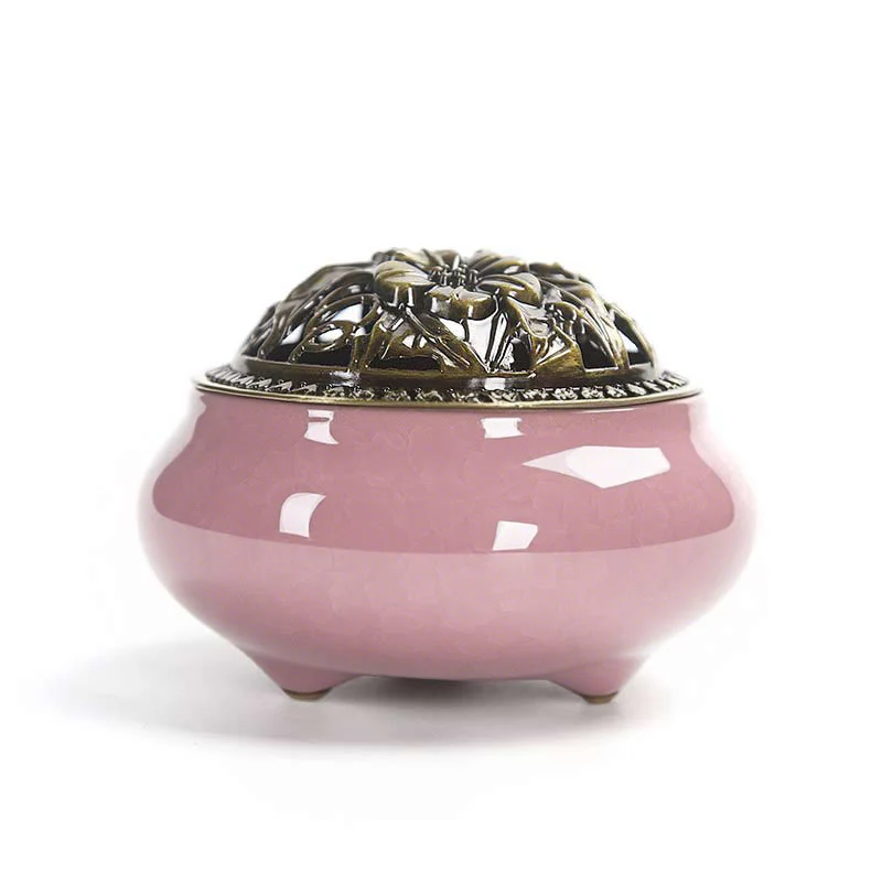 Buddha Stones Bruciatore di incenso in ceramica colorata - Image 10