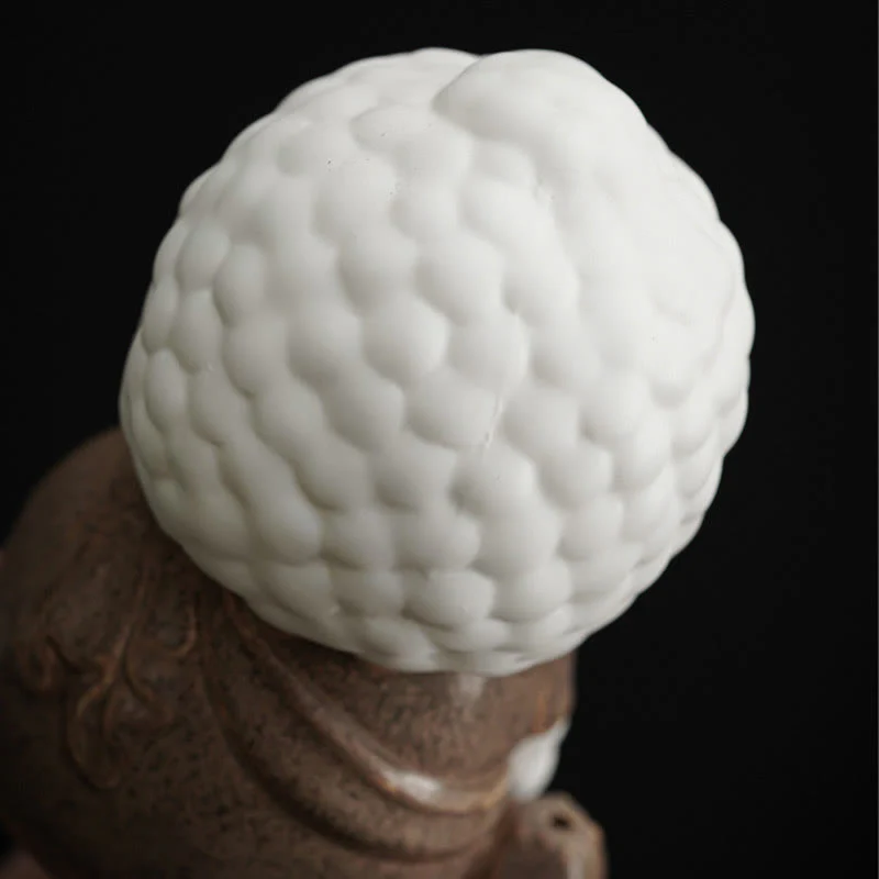 Buddha Stones Buddha seduto in piedi reclinato in ceramica bruciatore di incenso curativo decorazione da scrivania - Image 14