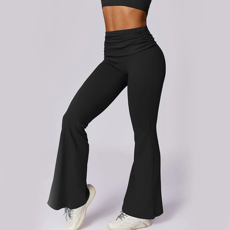 Buddha Stones Canotta senza maniche con spalline e schiena scoperta Reggiseno Pantaloni svasati Sport Fitness Yoga - Image 36