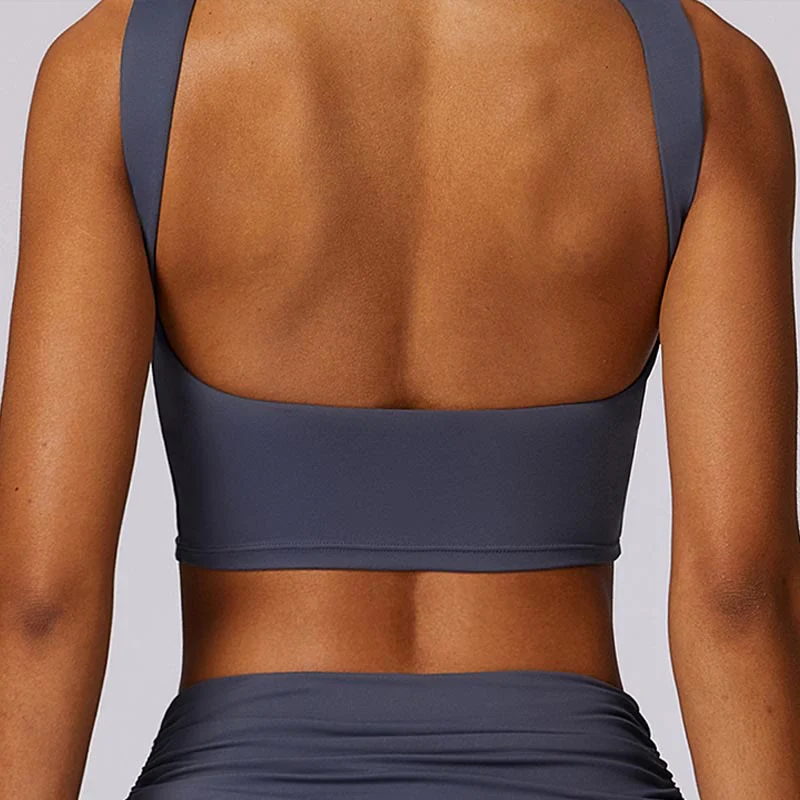 Buddha Stones Canotta senza maniche con spalline e schiena scoperta Reggiseno Pantaloni svasati Sport Fitness Yoga - Image 46