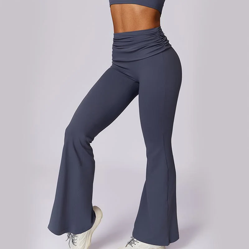 Buddha Stones Canotta senza maniche con spalline e schiena scoperta Reggiseno Pantaloni svasati Sport Fitness Yoga - Image 48