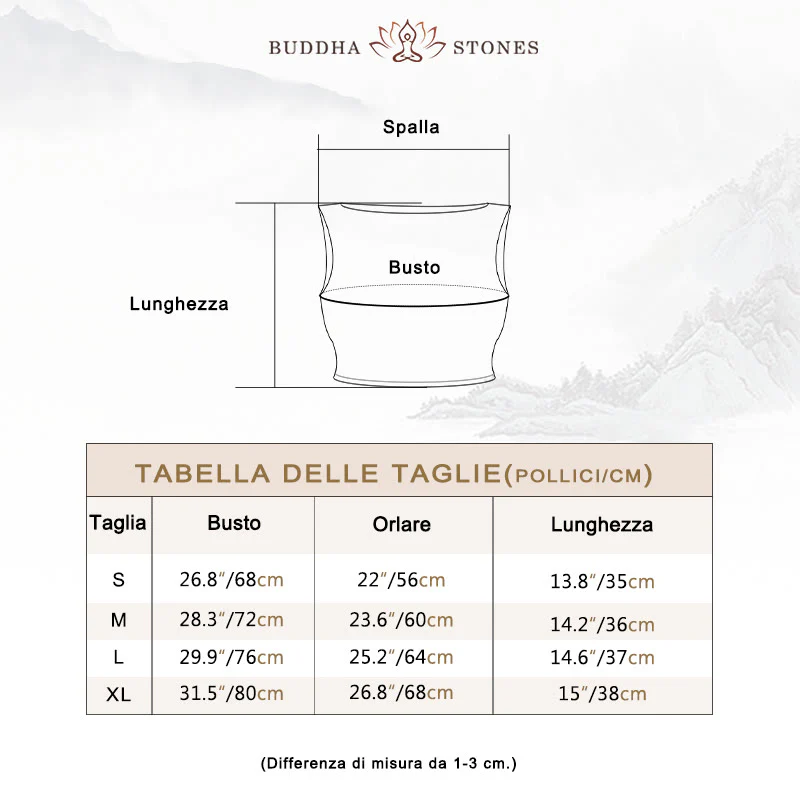 Buddha Stones Canotta senza maniche con spalline e schiena scoperta Reggiseno Pantaloni svasati Sport Fitness Yoga - Image 6