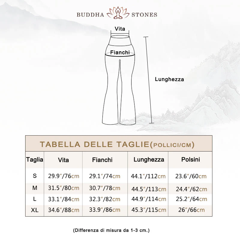 Buddha Stones Canotta senza maniche con spalline e schiena scoperta Reggiseno Pantaloni svasati Sport Fitness Yoga - Image 7