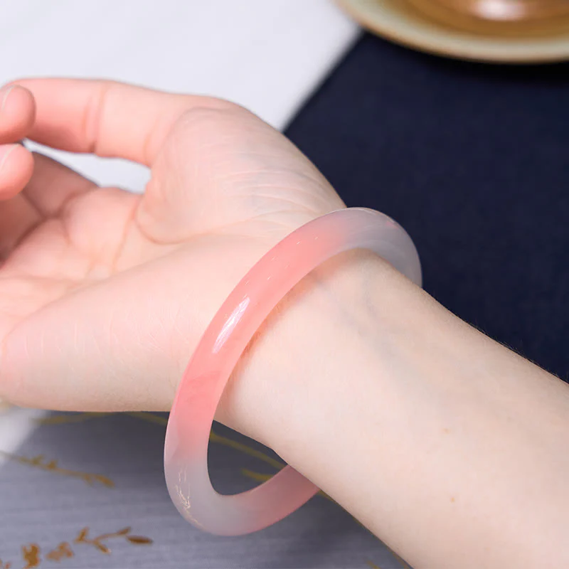 Buddha Stones che attraggono amore e protezione Bracciale rosa Bangle Bundle - Image 11